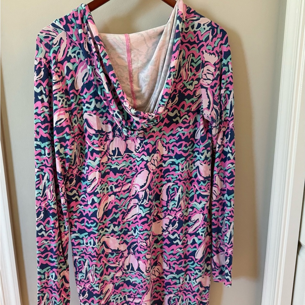 Lilly Pulitzer Multicolor Patterned Cotton Beachcover up - Picture 3 of 3